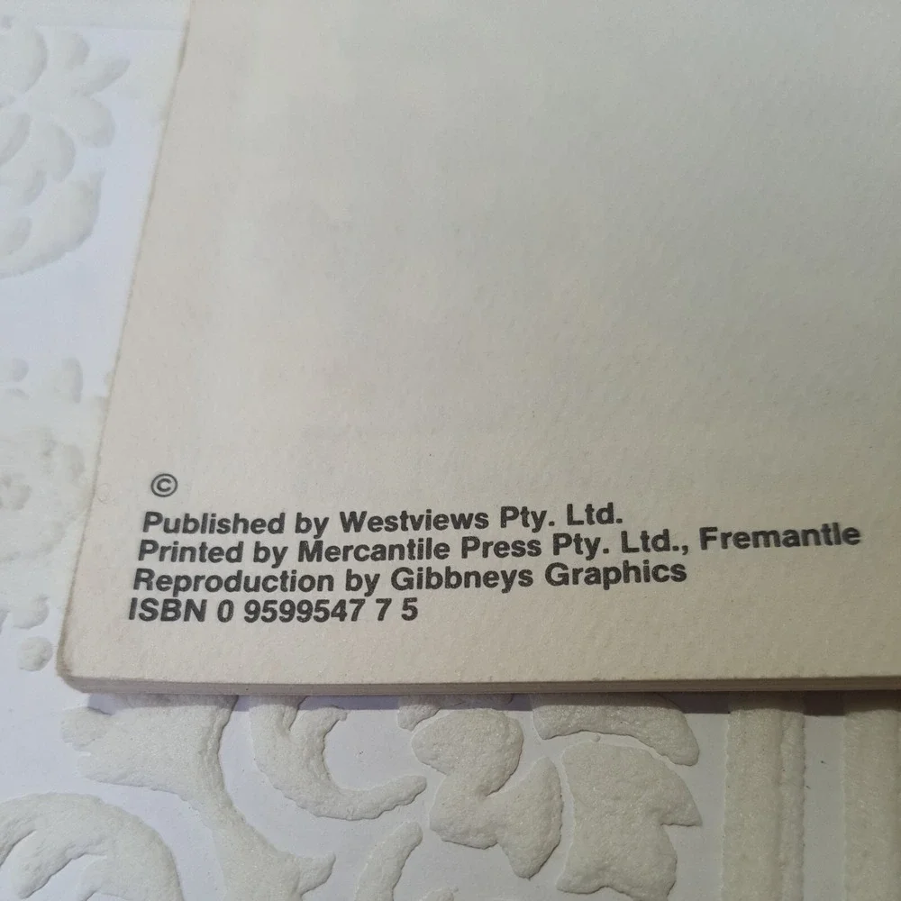 Vintage AUSTRALIAN WILDFLOWERS ADDRESS AND PHONE BOOK Mary Edwards Floral Art